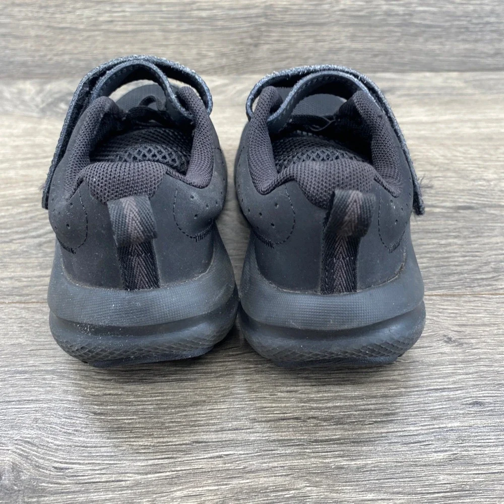 Under Armour Charged Pursuit 3 Sneakers Kids 13.5K Black Mesh Athletic Shoes